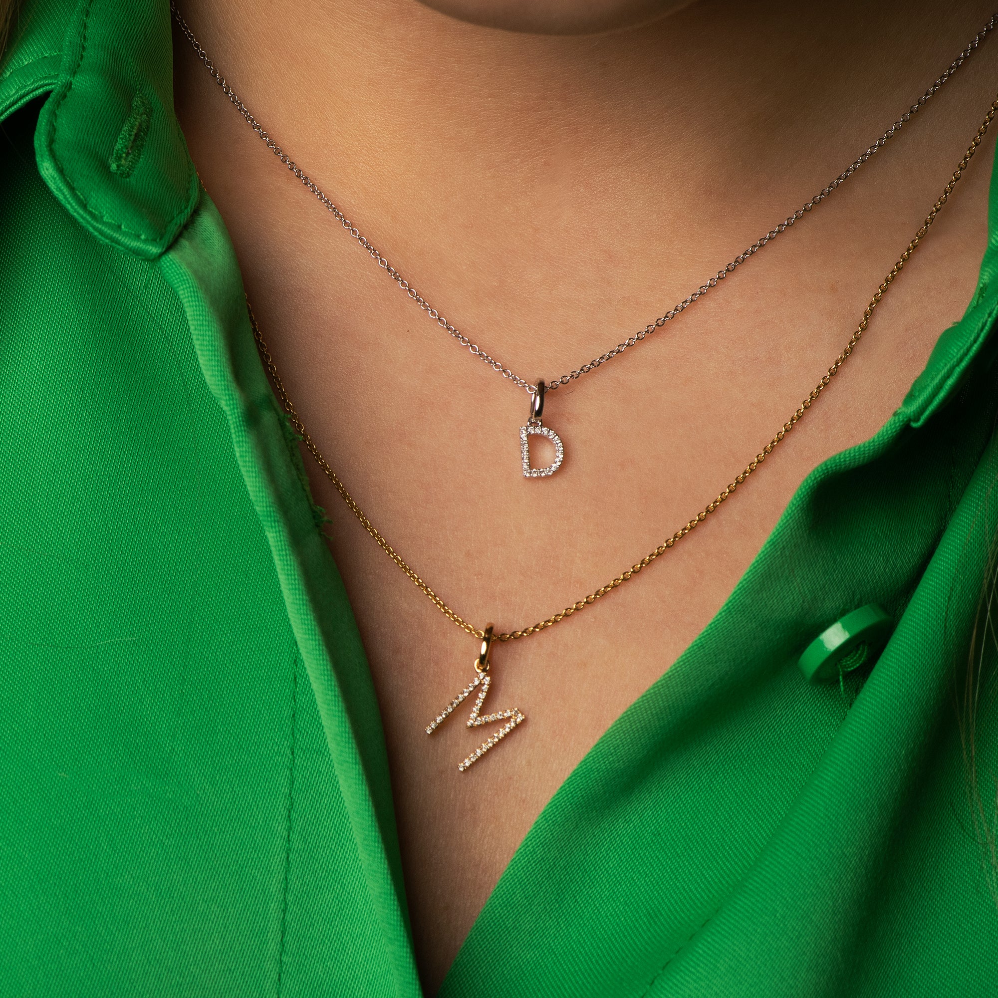 Initial Pendant Necklaces | Astrid & Miyu