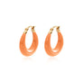 Enamel Bold Hoops Small