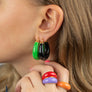 Enamel Bold Hoops