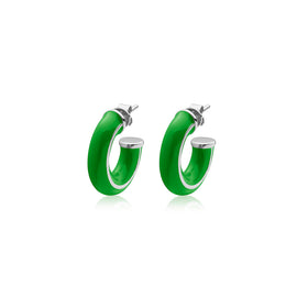enamel-chunky-hoops-green-silver-sophie-by-sophie