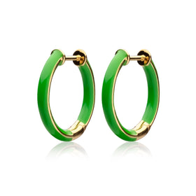 enamel-thin-hoops-medium-orhangen-sophie-by-sophie-earring-green