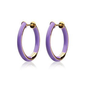 enamel-thin-hoops-medium-orhangen-sophie-by-sophie-earring-purple