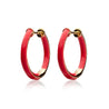 enamel thin hoops medium orhangen sophie by sophie earring red_81f2c10f 5f07 41db 853d e833dee8f617