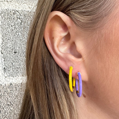 enamel-thin-hoops-medium-orhangen-sophie-by-sophie-earring-purple-yellow