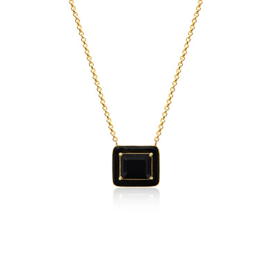    iris-halsband-enamel-sophie-by-sophie-gemstone-necklace-black