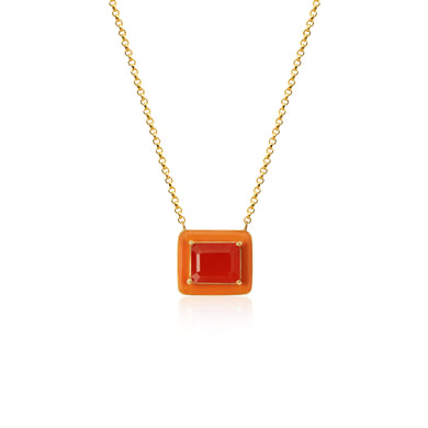    iris-halsband-enamel-sophie-by-sophie-gemstone-necklace-orange