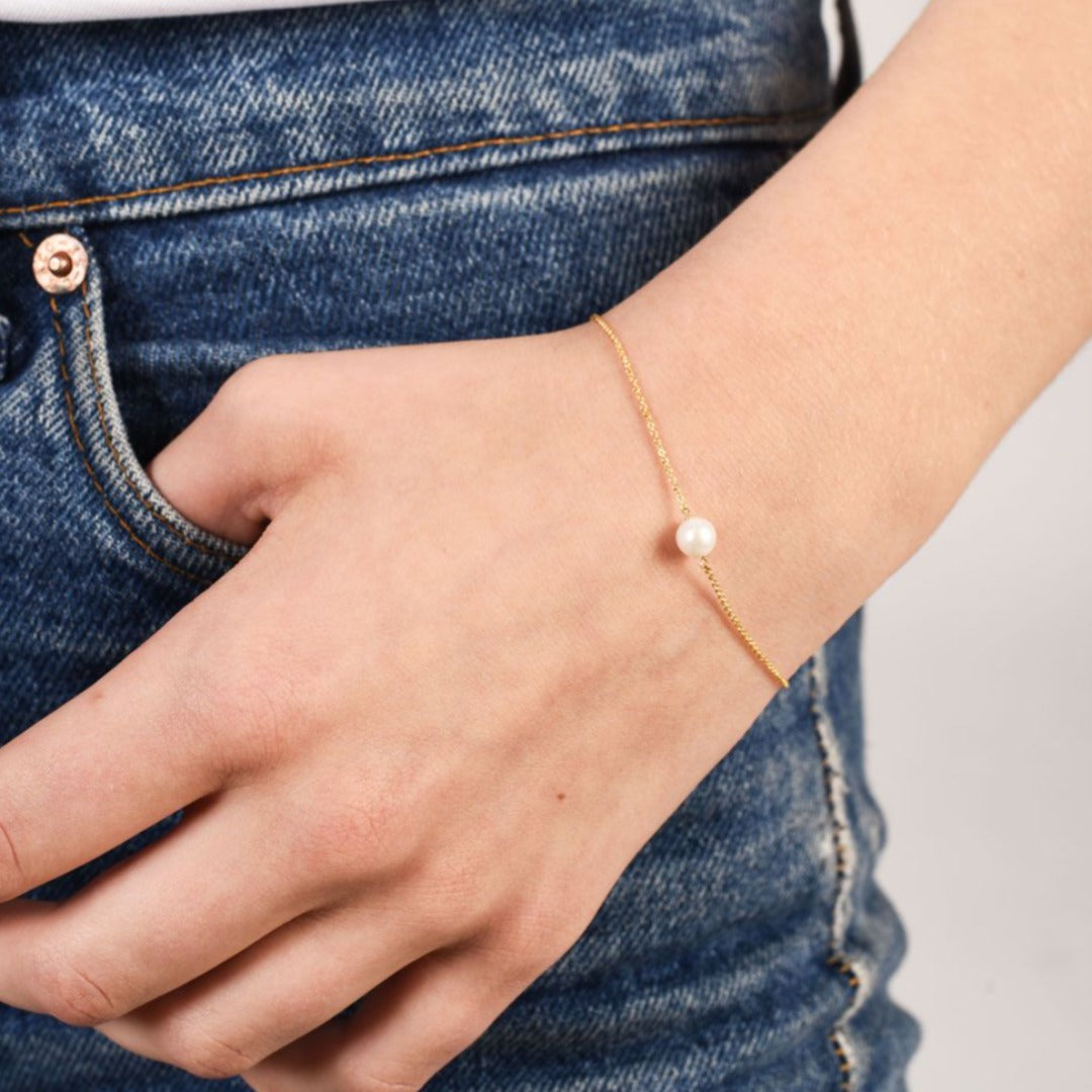 Pearl Bracelet in gold Discover now – Sophie by Sophie