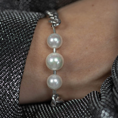 Pearl Pansar Bracelet
