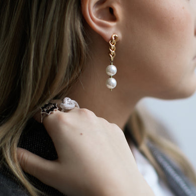 Pearl Pansar Earrings