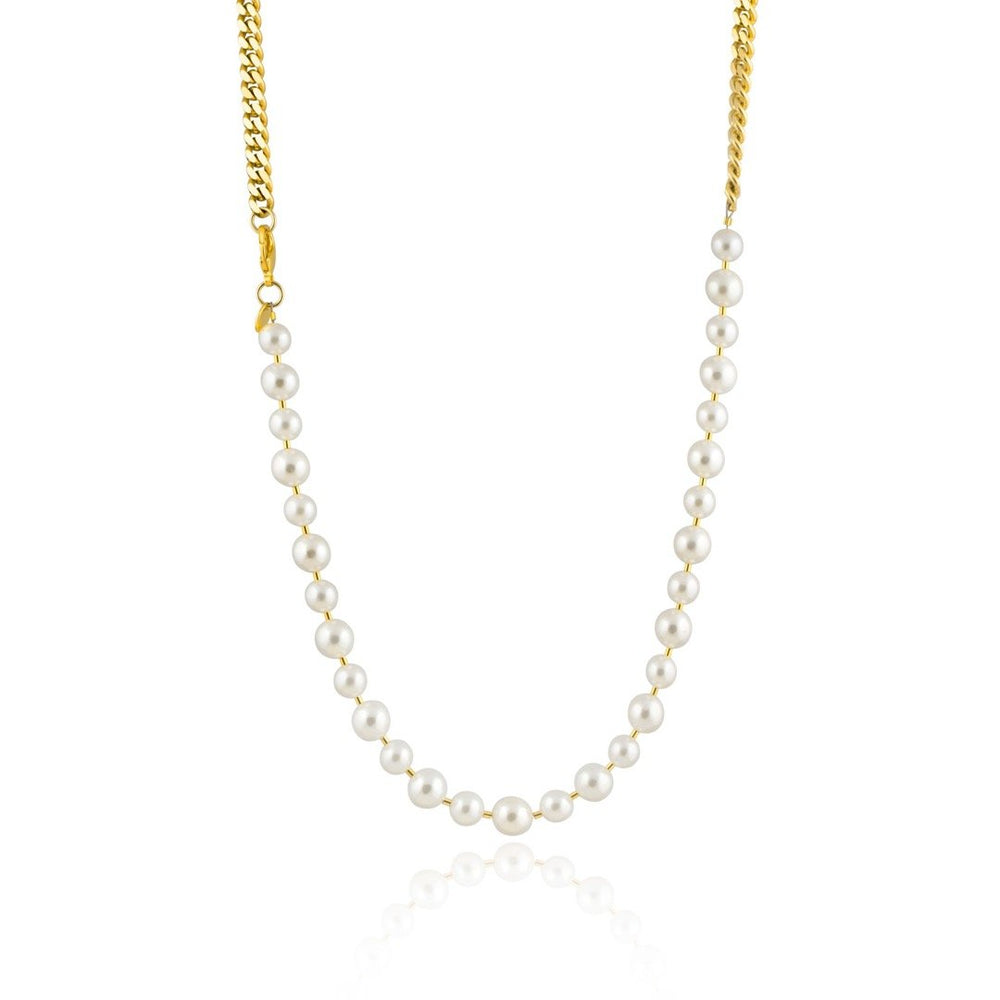 Pearl Pansar Long Necklace