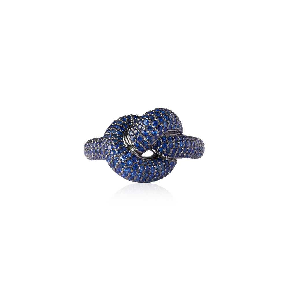 Sapphire Knot Ring Giant