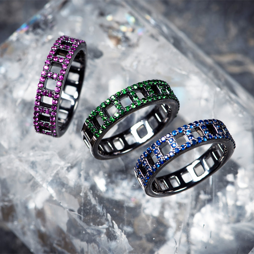 Tsavorite Cage Ring Small
