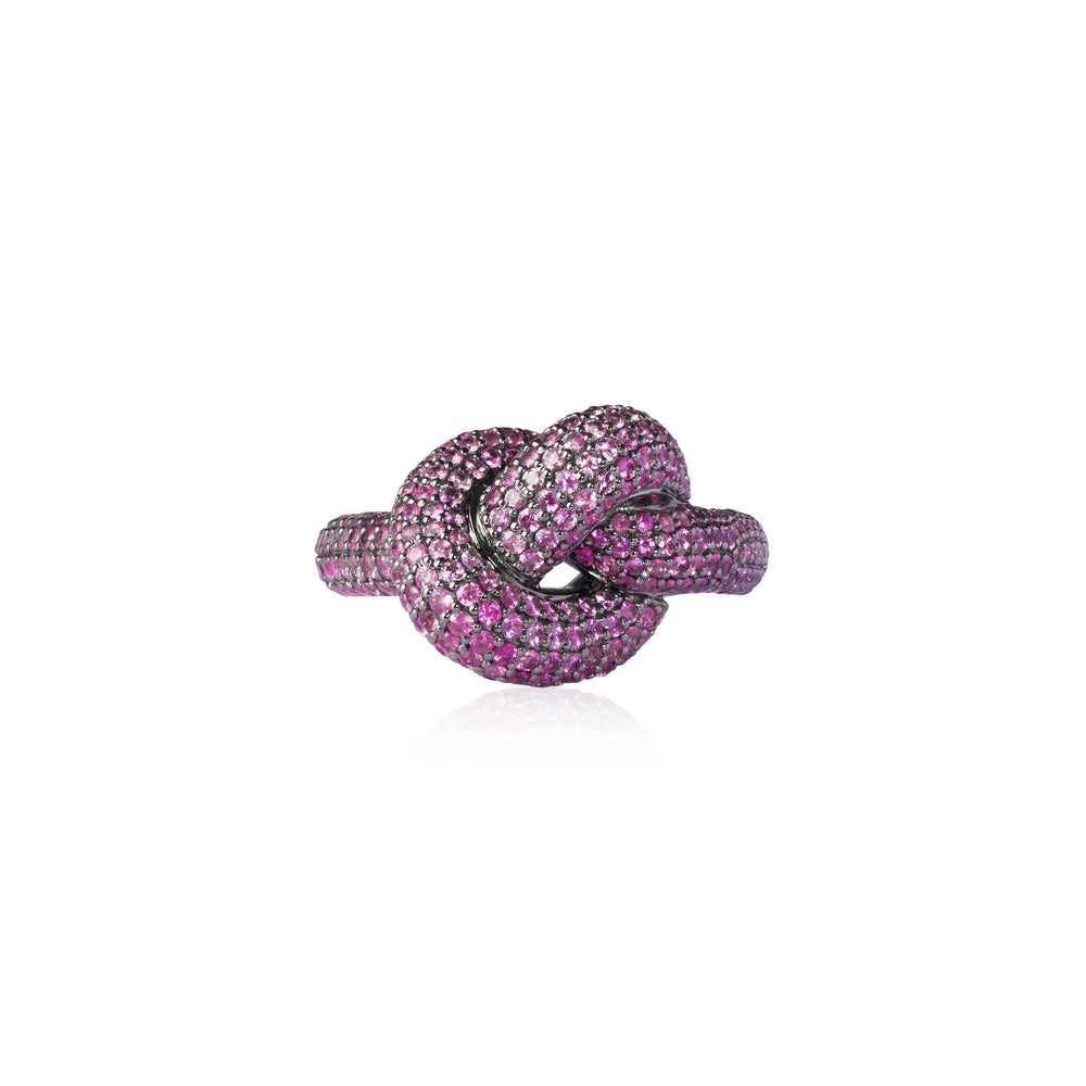 Sapphire Knot Ring Giant