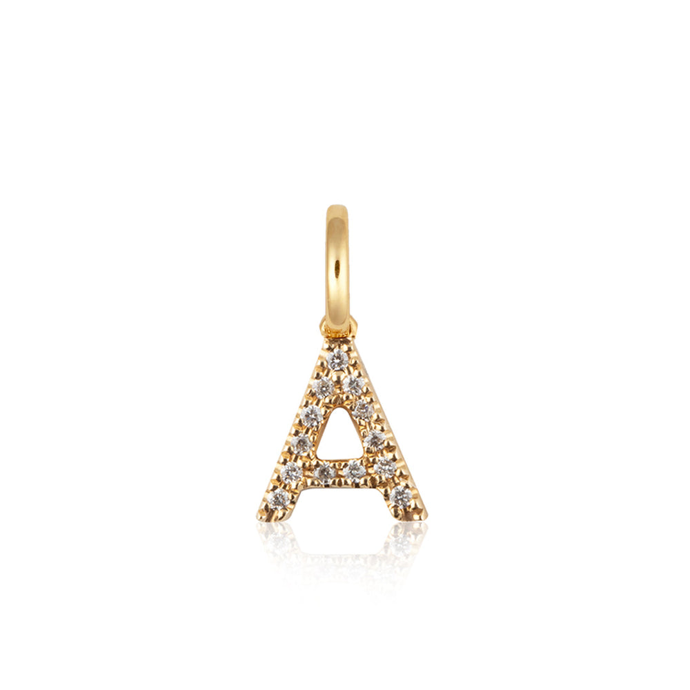 Diamond Letter Pendant 6